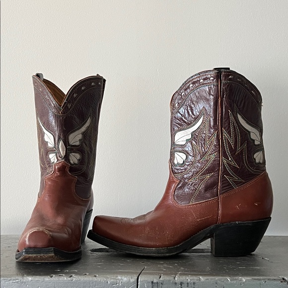 1940’s Vintage Cowboy Cowgirl Western Boots Pee Wee Shorty’s - Picture 1 of 15